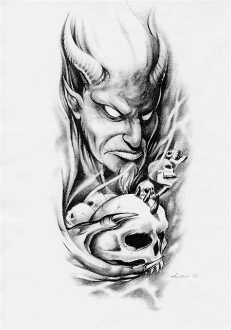 evil tattoo designs